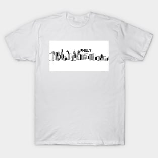 Philly Philadelphia Skyline T-Shirt